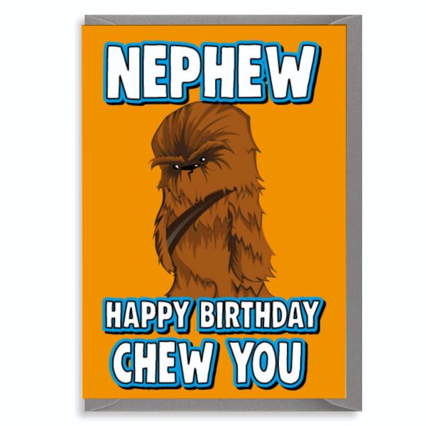 Nephew Happy Birthday Chew You Greetings Card