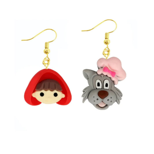 Red Riding Hood Earrings