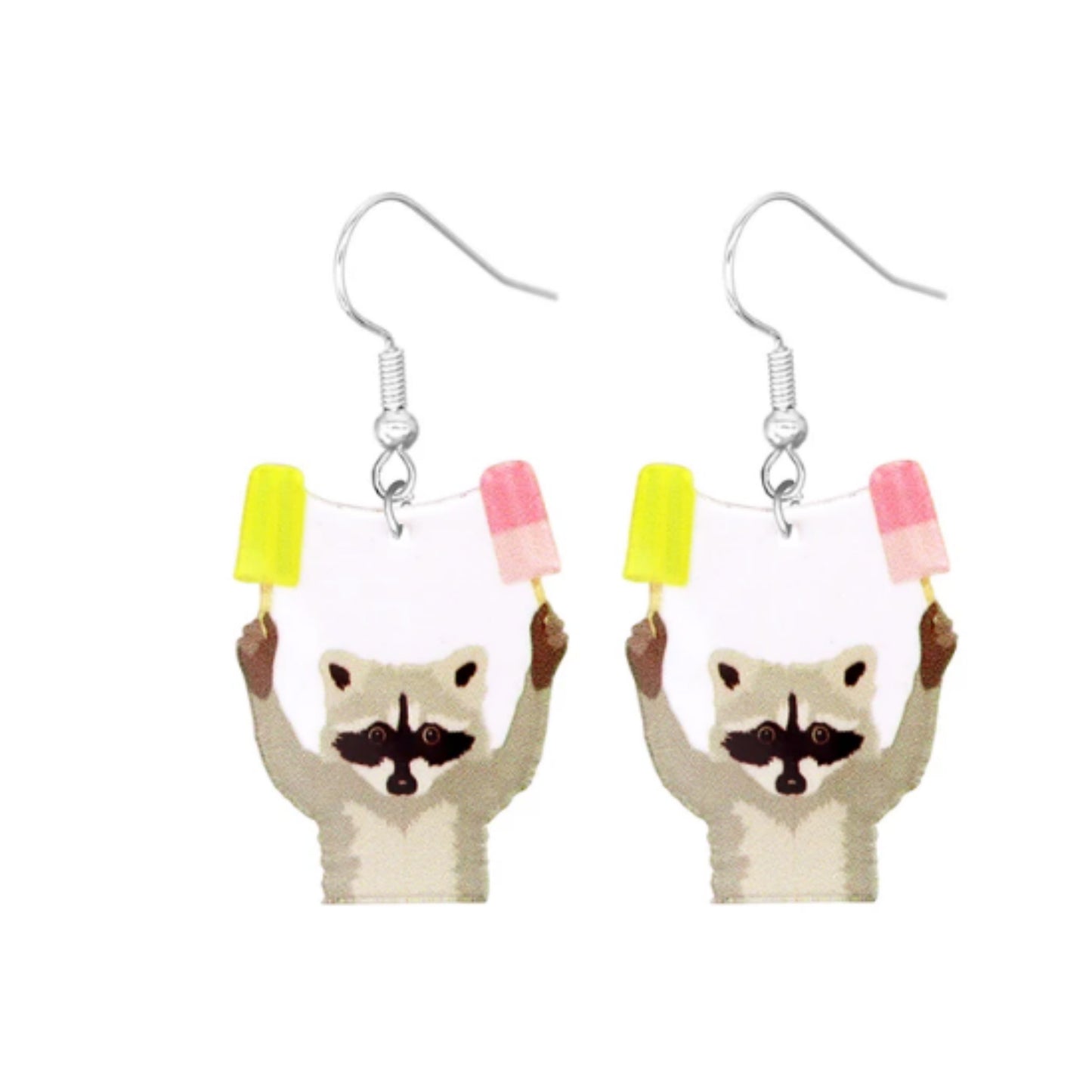 Raccoon Earrings