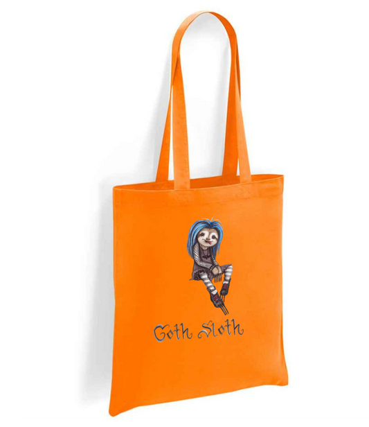 Girl Goth Sloth Tote Bag