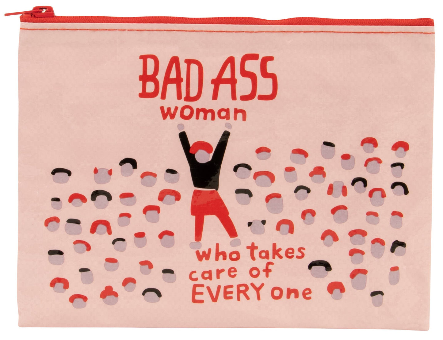 Bad Ass Woman Zipped Pouch