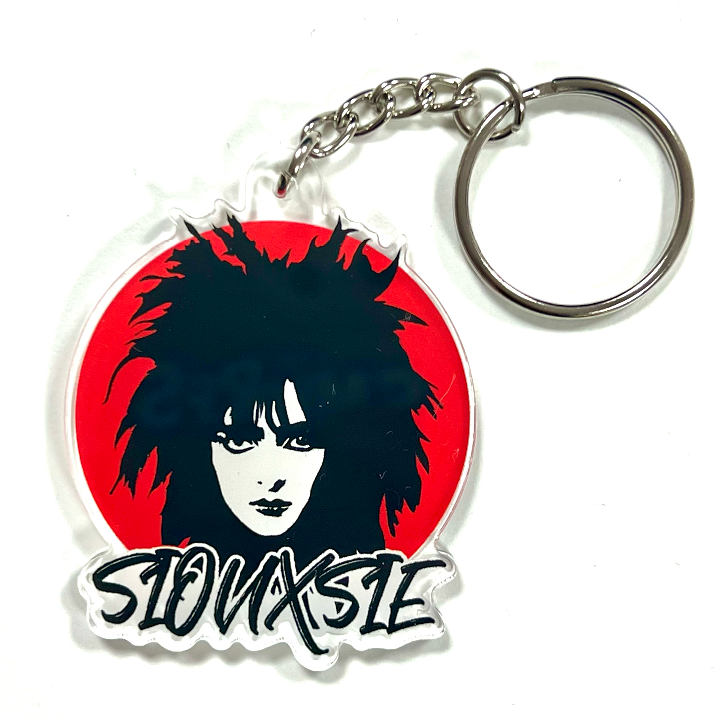 Siouxsie Punk / Goth Inspired Keyring