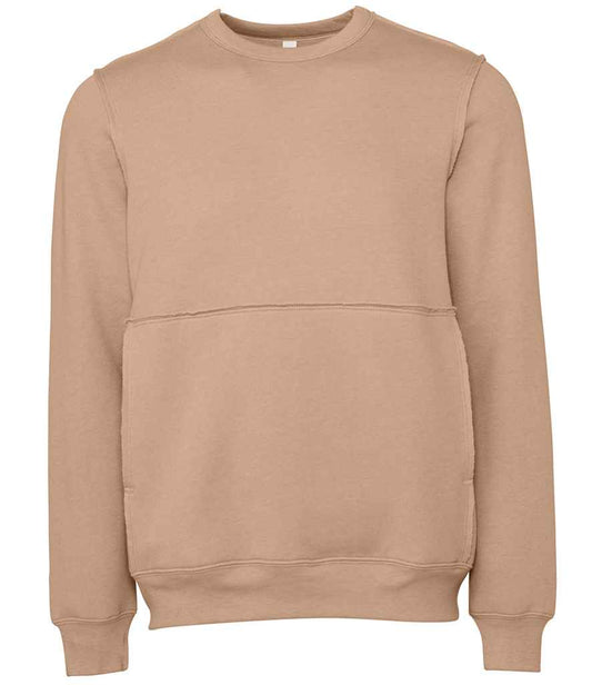 Oatmeal Raw Edge Sweater