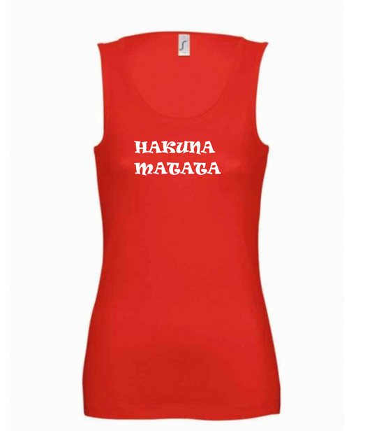 Hakuna Matata Red Vest