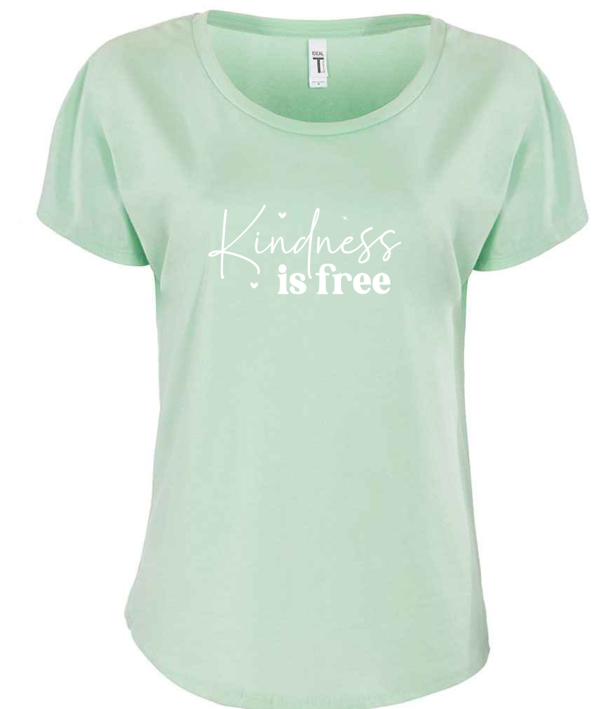 Kindness Is Free Loose Fit Tee