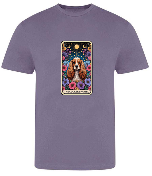 The Cocker Spaniel Tarot Card Tee