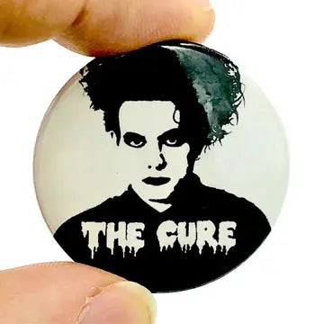 The Cure Button Pin Badge