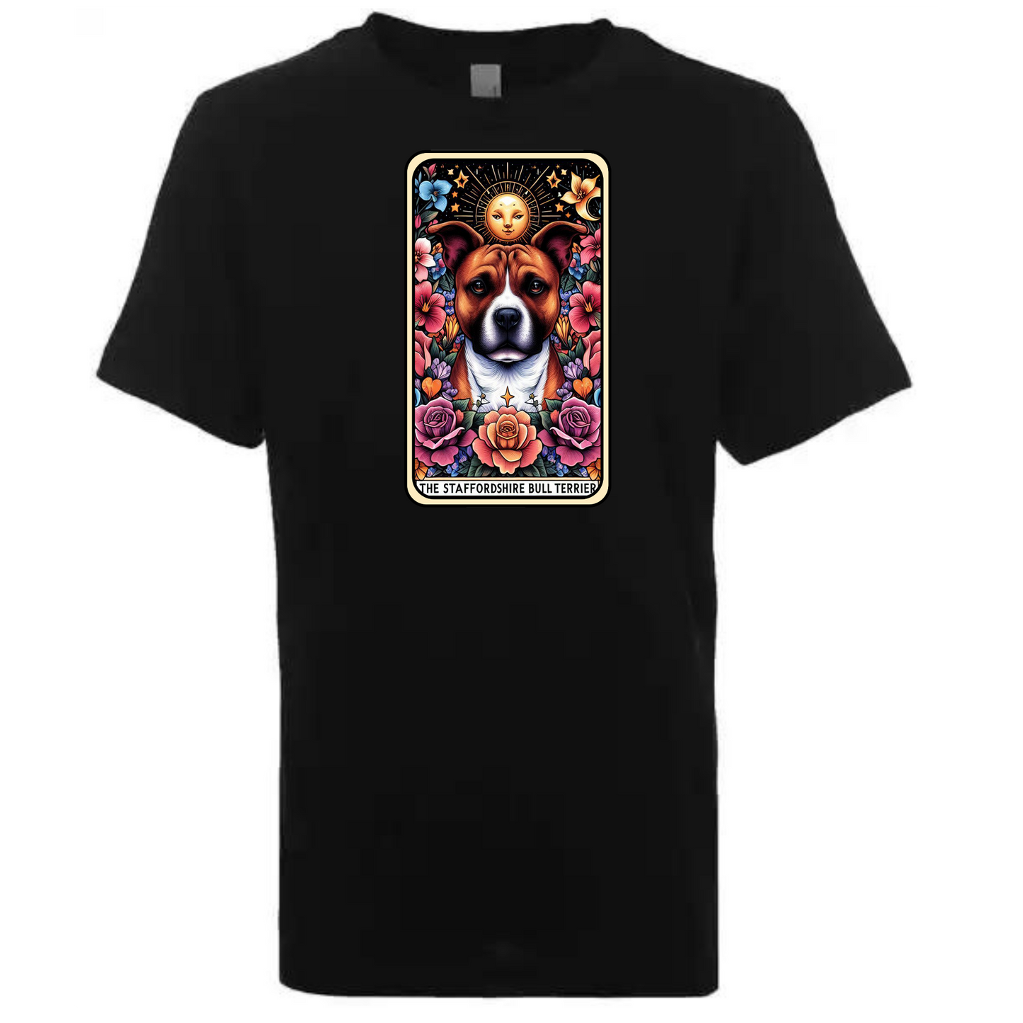 The Staffordshire Bull Terrier Tarot Card Tee