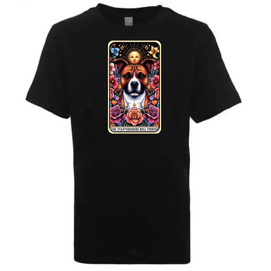 The Staffordshire Bull Terrier Tarot Card Tee