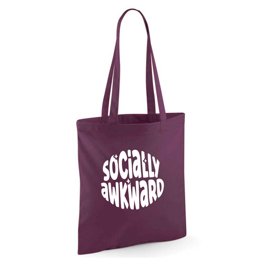 Socially Awkward Tote Bag