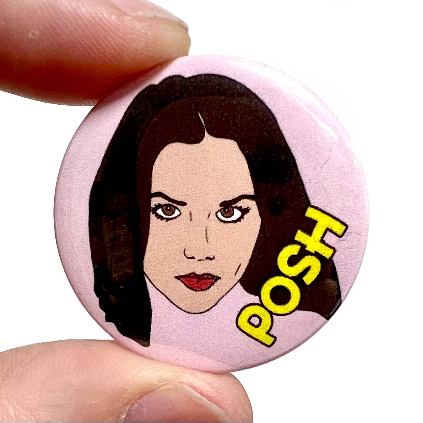 Posh Spice Girls Button Pin Badge