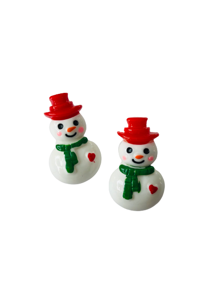 Snowman Earrings