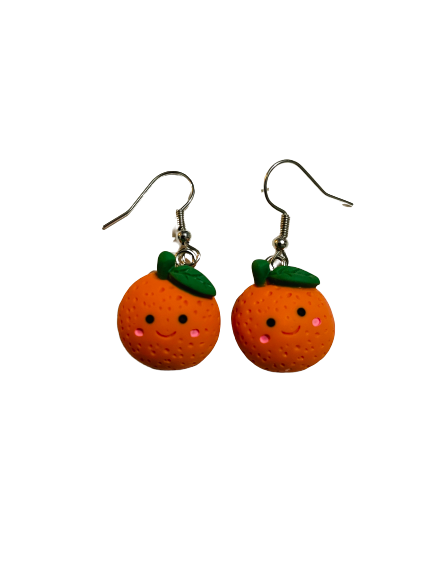 Happy Orange Earrings