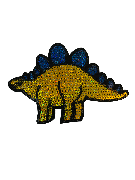 Sequin Stegasaurus Patch