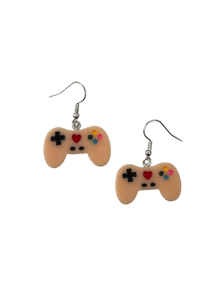 Peach Controller Earrings