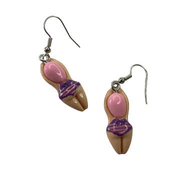 Barbara Swimmer Dangly Earrings