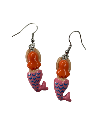 Dolly Swimmer Dangly Earrings