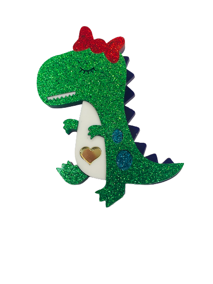 Dinosaur Brooch