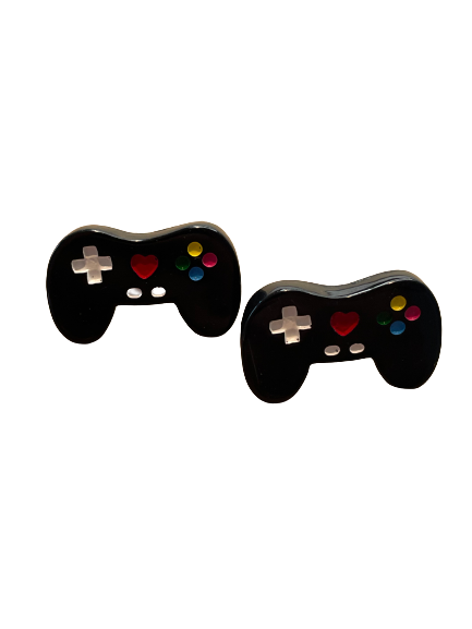 Black Controller Earrings