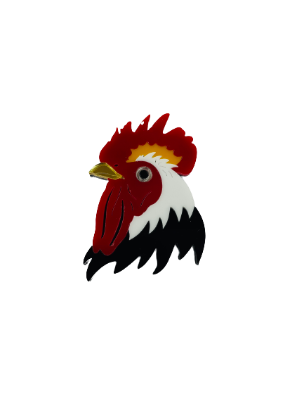 Chicken Brooch