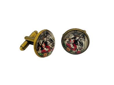 Cowgirl & Horse Cufflinks