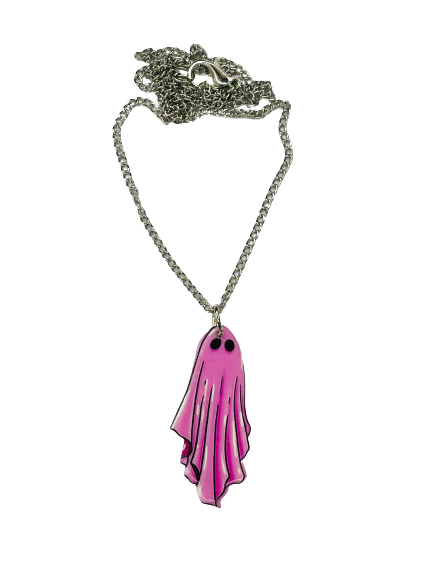 Pink Ghost Necklace