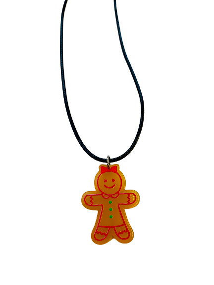 Gingerbread Lady Necklace