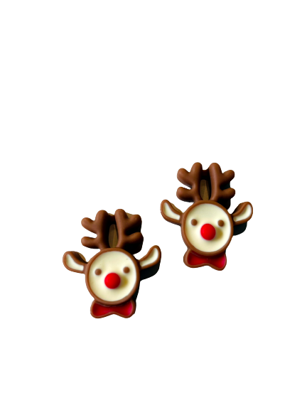 Red Nose Reindeer Earrings