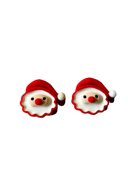 Santa Face Earrings