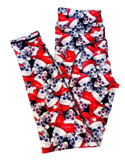 Santa Skull Leggings