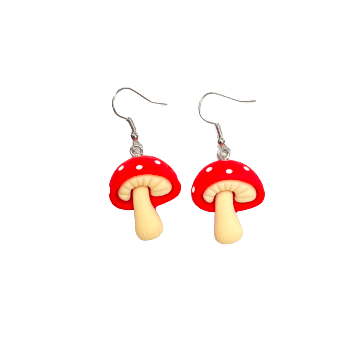 Toadstool Dangly Earrings