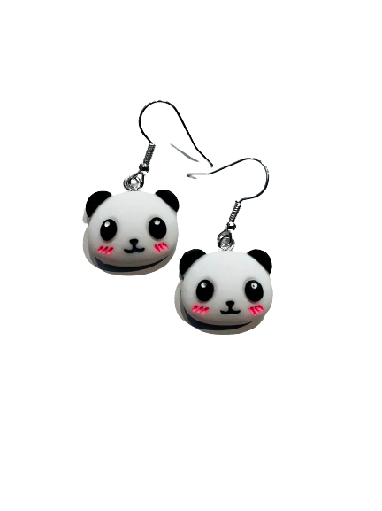 Panda Earrings