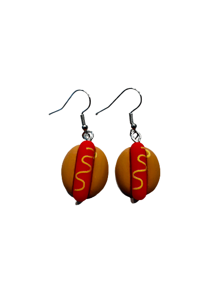 Hot Dog Earrings