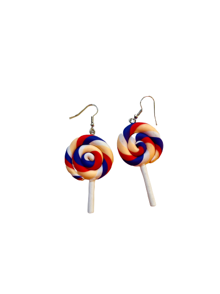 Berry Lollipop Earrings