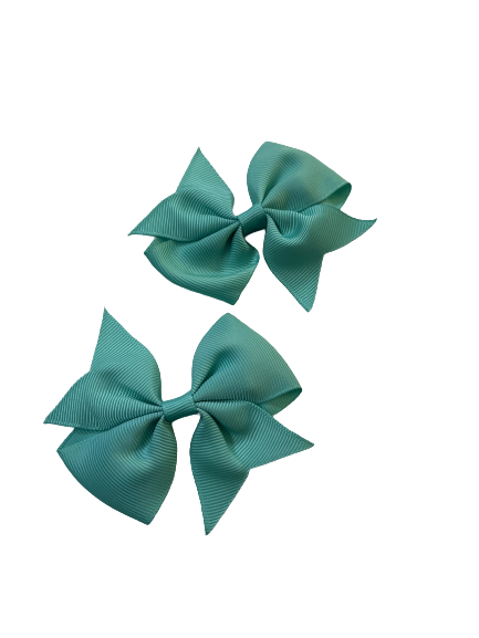 Sea Green Hair Bows