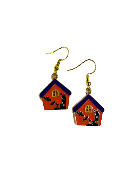 Haunted House Earrings