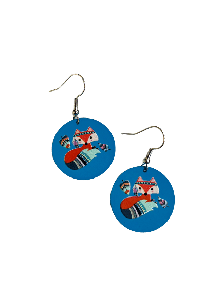 Funky Fox Earrings