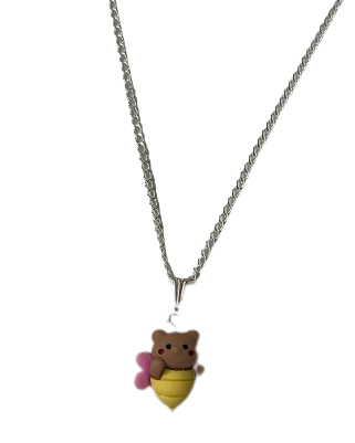 Bee Bear Necklace