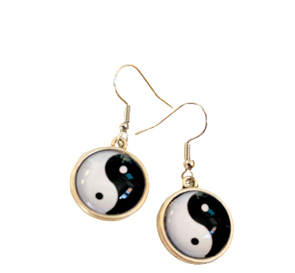 Ying Yang Earrings