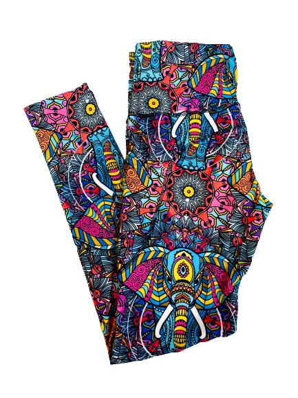 Kaleidoscope Elephant Leggings