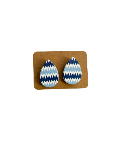 Nina Wooden Stud Earrings