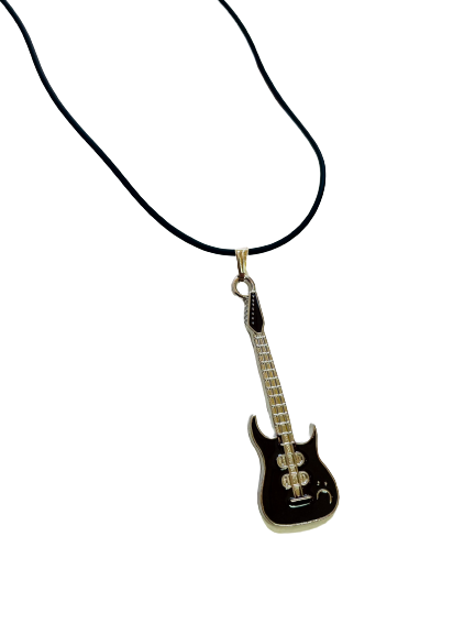 Brown Guitar Cord Necklace