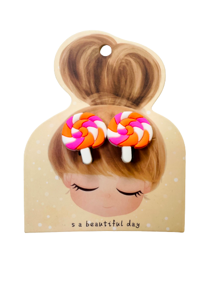 Lollipop Hair Clips