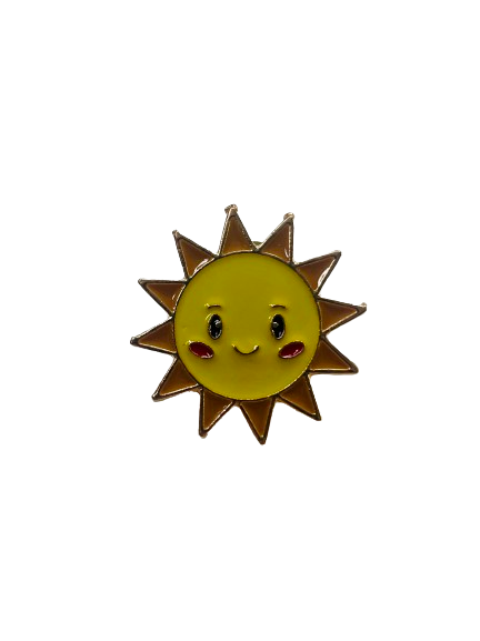 Sun Enamel Pin