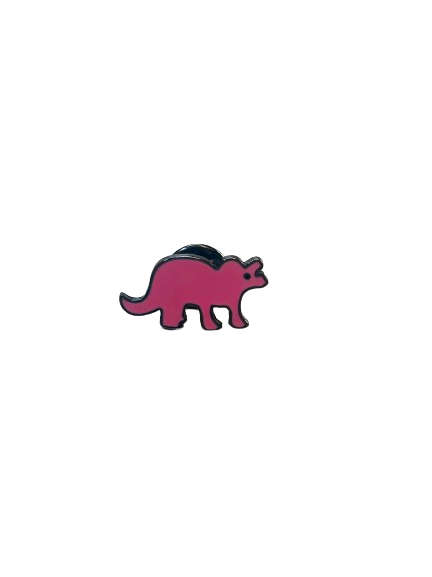 Pink Dino Enamel Pin