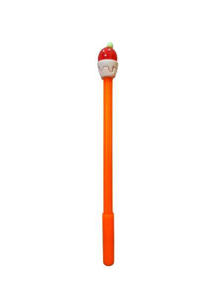 Orange Cactus Pen