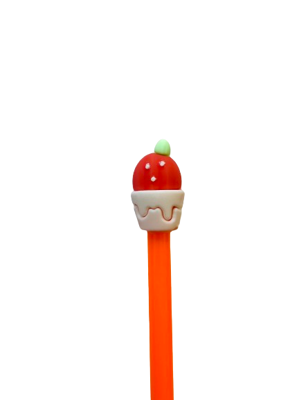 Orange Cactus Pen