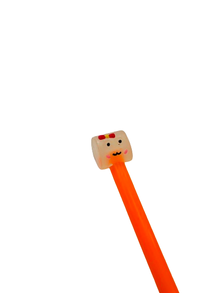 Quirky Orange Face Pen