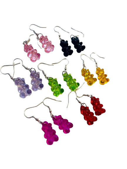 Gummy Bear Drop Earrings