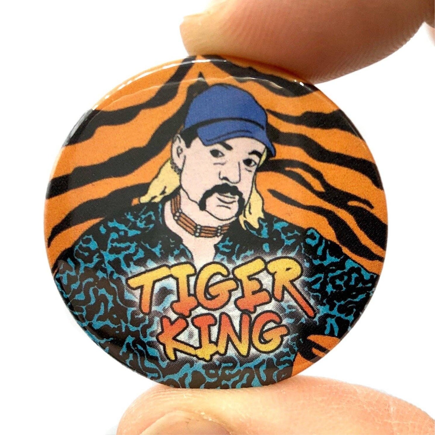 Joe Exotic Tiger King Button Pin Badge